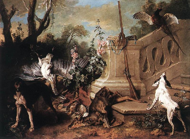 OUDRY, Jean-Baptiste Dead Roe ag Germany oil painting art